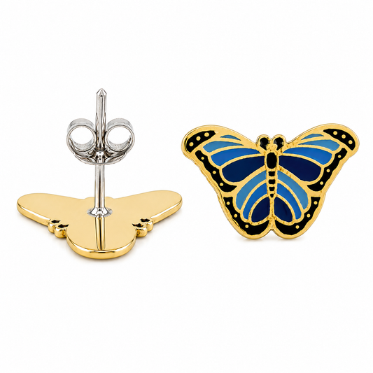 Aretes Morpho Bronce