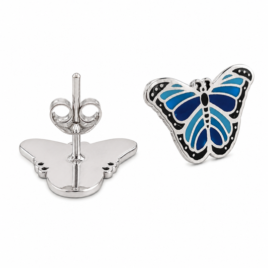 Aretes Morpho Plata