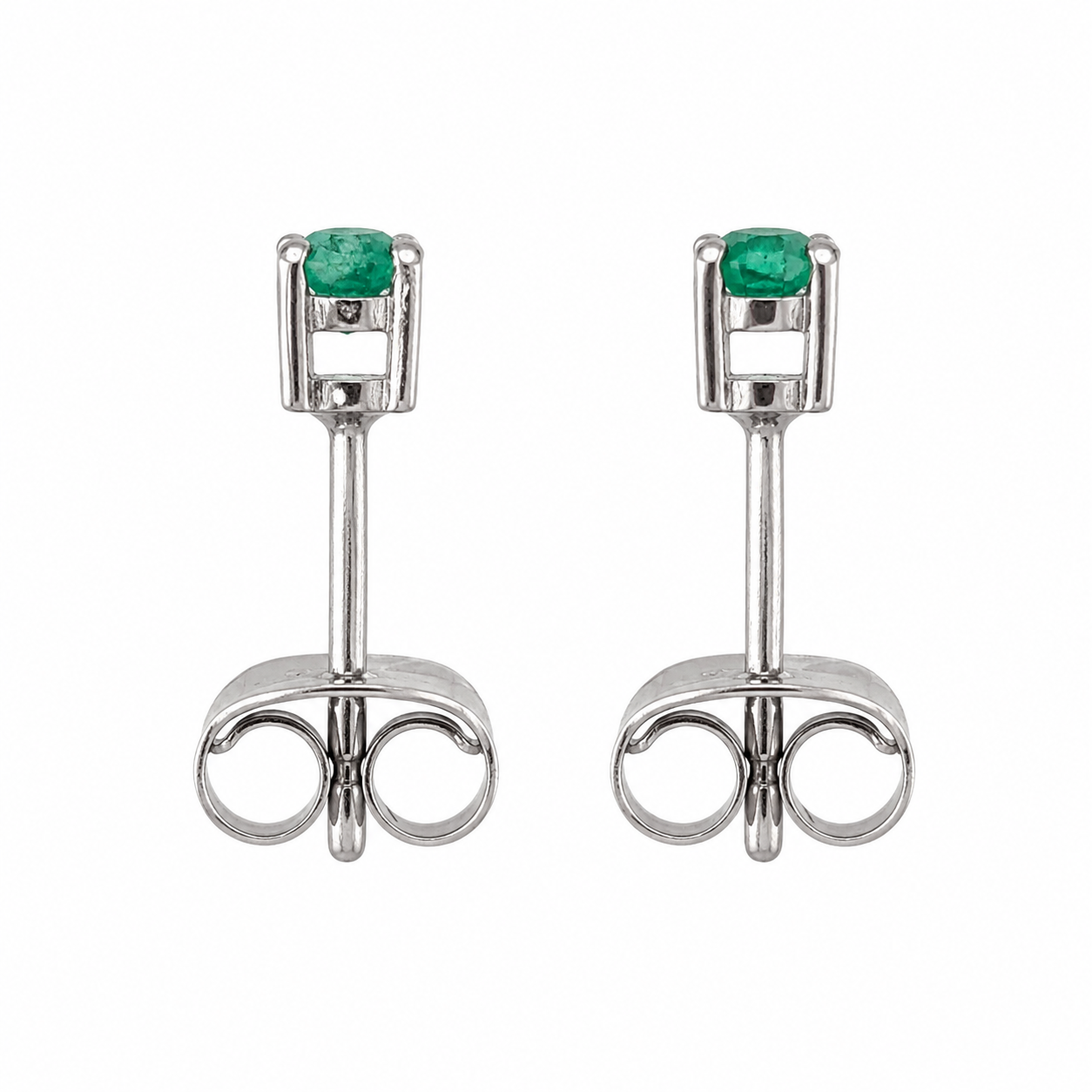 Aretes de Esmeralda ovalado 5x3 mm