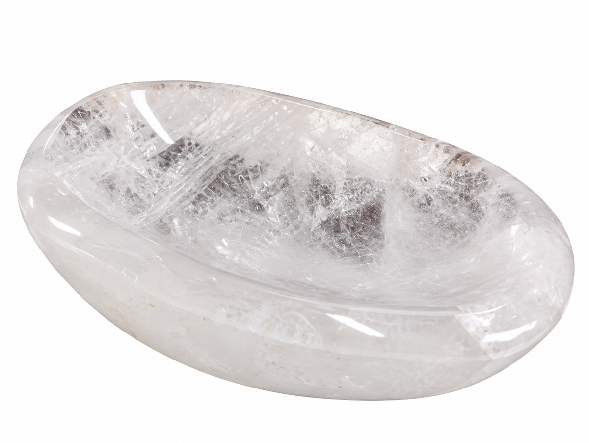 Bowl de Cuarzo Blanco 9.5 x 7.5 cm