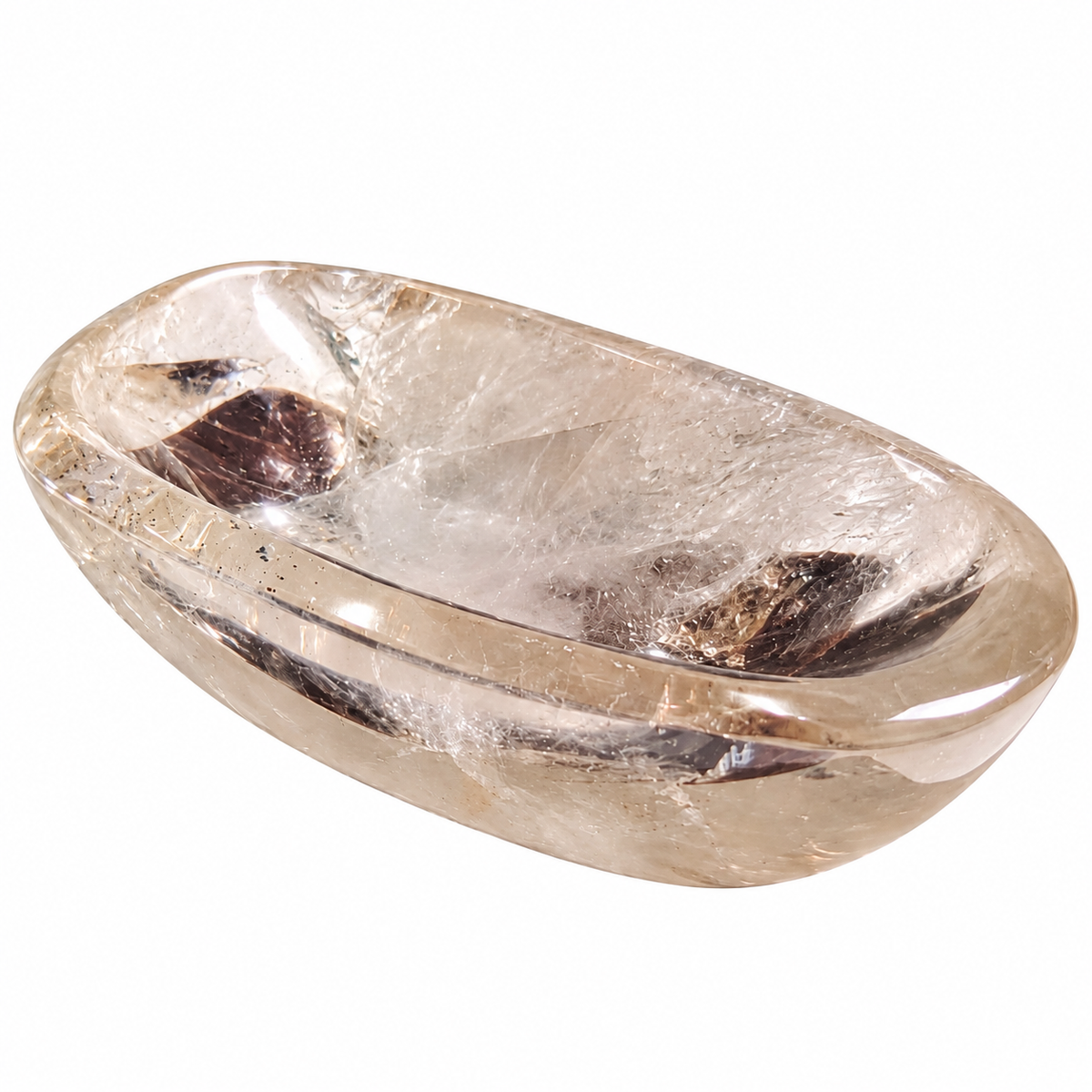 Bowl de Cuarzo Ahumado 11.5 x 6 x 3 cm