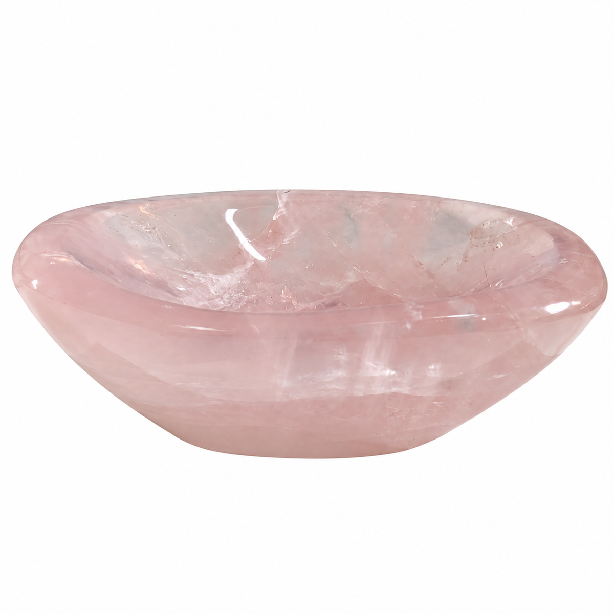 Bowl de Cuarzo Rosa 9.5 x 6 x 2.5 cm