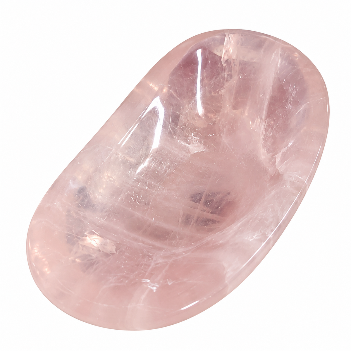 Bowl de Cuarzo Rosa 9.5 x 6 x 2.5 cm