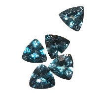Topacio London Blue Facetado Trilliant 5 mm