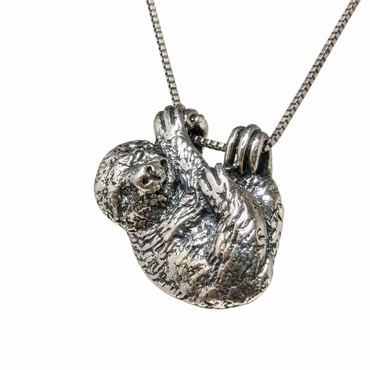Collar Perezoso de Plata 925