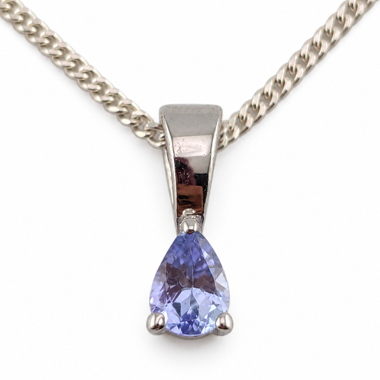 Collar de plata 925 con Tanzanita
