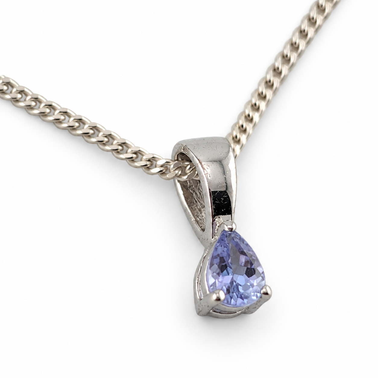 Collar de plata 925 con Tanzanita