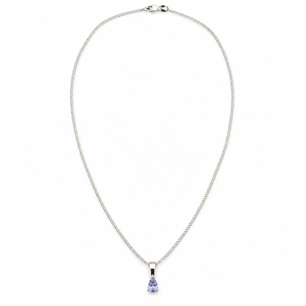 Collar de plata 925 con Tanzanita