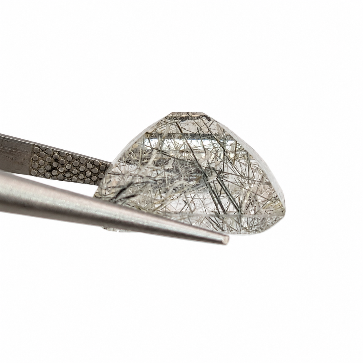 Cuarzo Con Inclusiones Facetado Esmeralda 20 x 16 mm