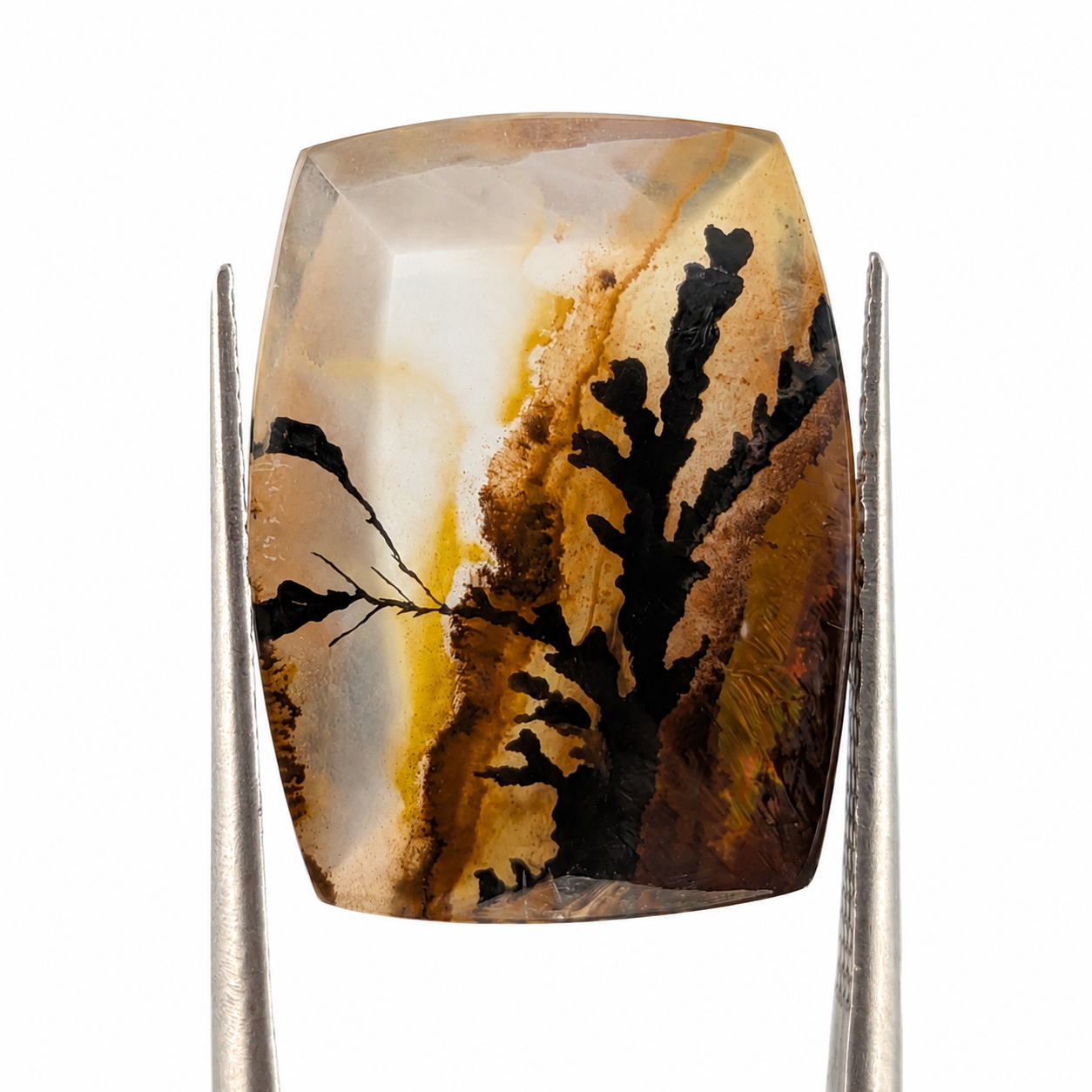 Cuarzo Dendrítico Cojín alargado 21 x 11 mm