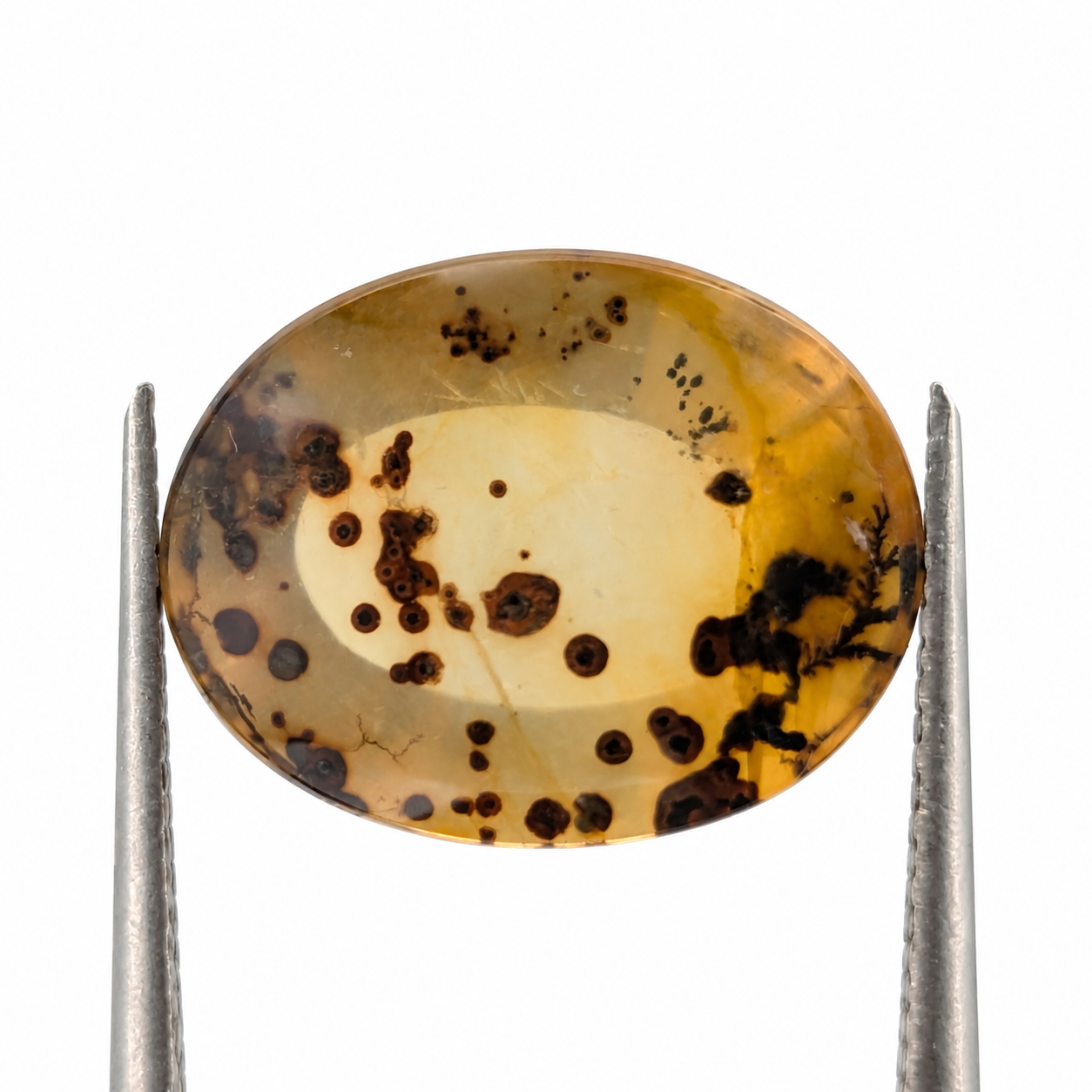 Cuarzo Dendrítico Ovalada 15 x 12 mm