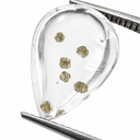 Cuarzo con marcasita Cabuchon Gota 11 x 8 mm