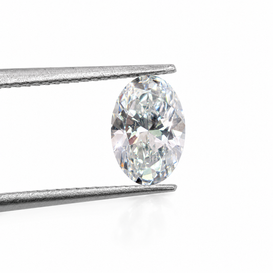 Diamante de Laboratorio Facetado Ovalado 6 x 4 mm