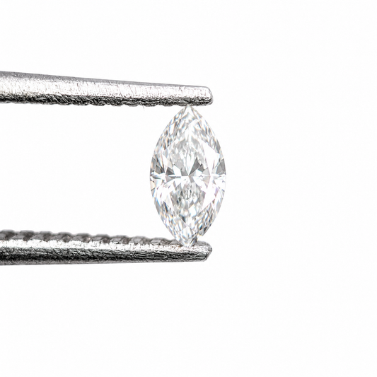 Diamante de Laboratorio Facetado Marquesa 4 x 2 mm