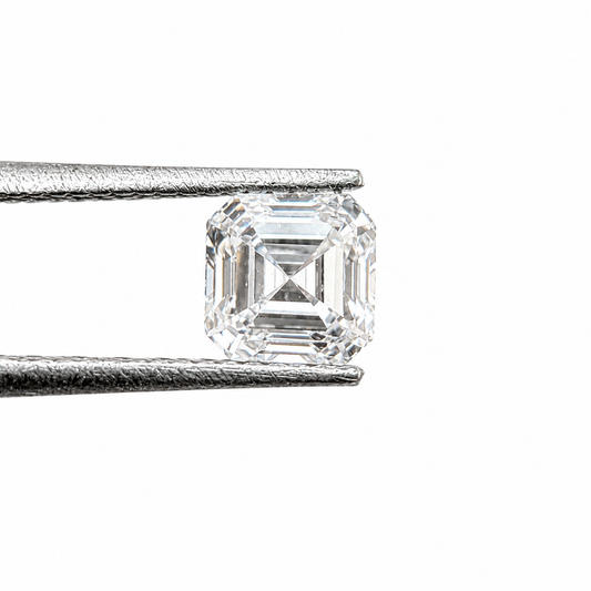 Diamante de Laboratorio Facetado Asscher 4 mm