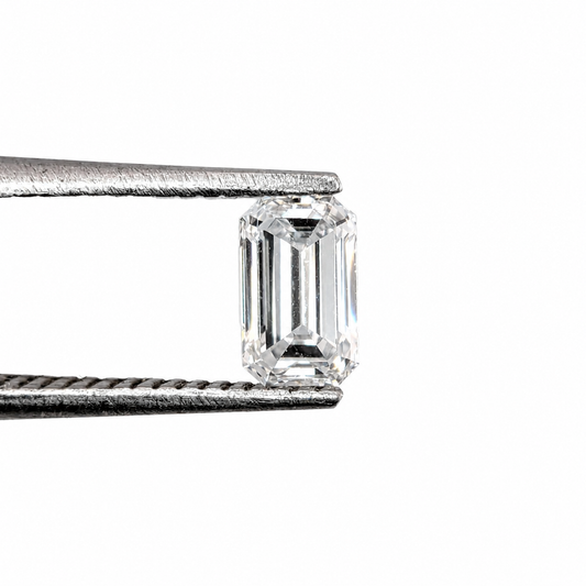Diamante de Laboratorio Facetado Esmeralda 5 x 3 mm