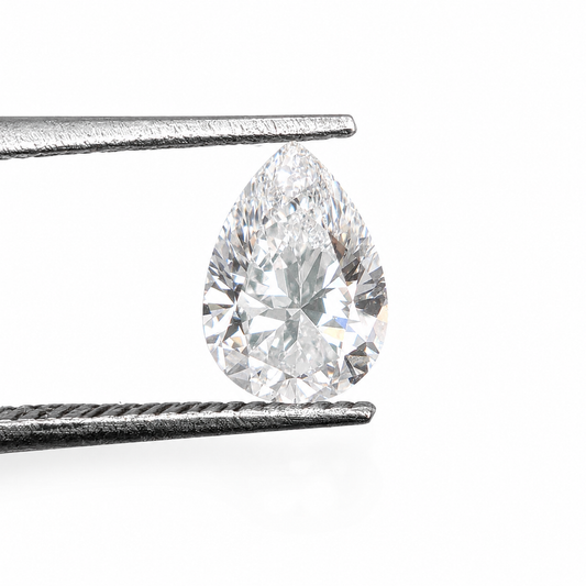 Diamante de Laboratorio Facetado Pera 7 x 5 mm