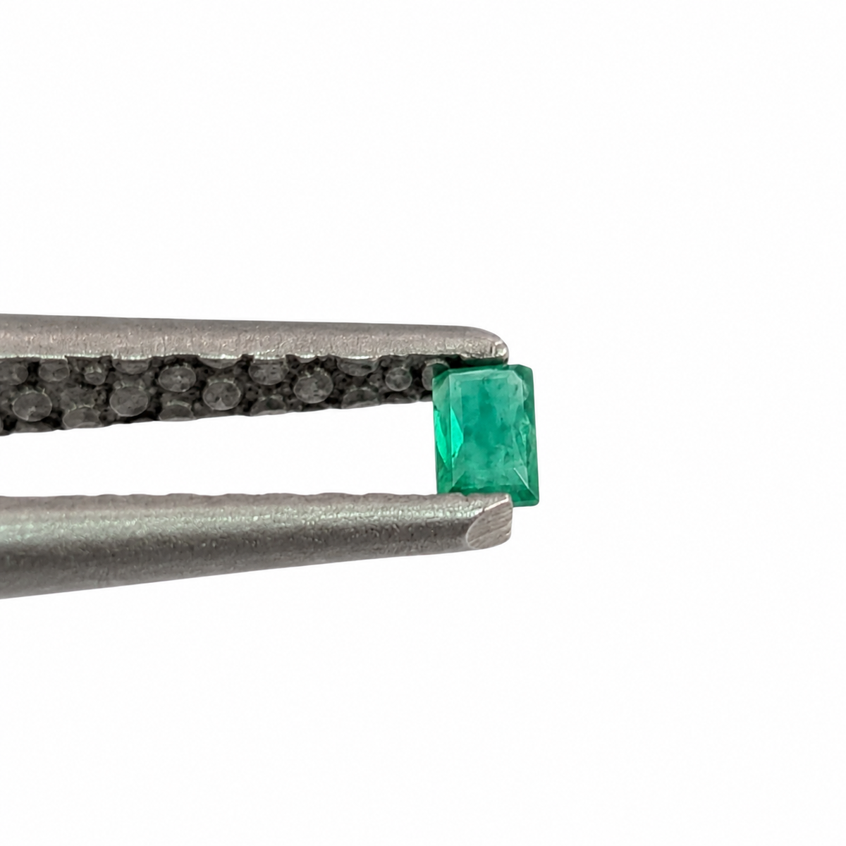 Esmeralda Facetado Rectangular 2 x 1 mm
