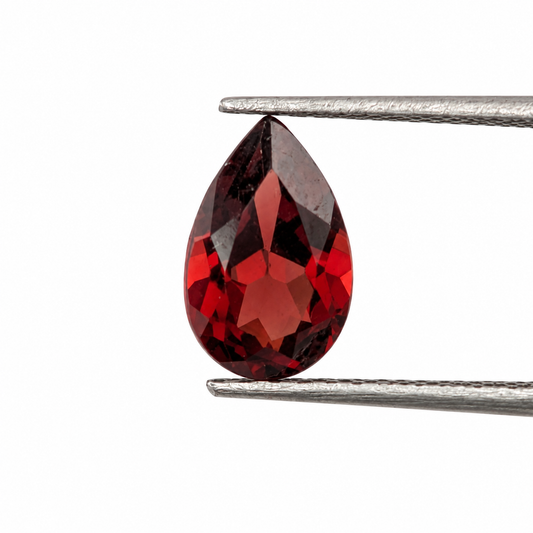 Granate Facetado Pera 8 x 5 mm