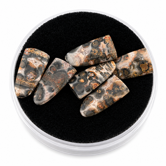 Jaspe Leopardo Cabuchón Forma Libre 15 x 8 mm