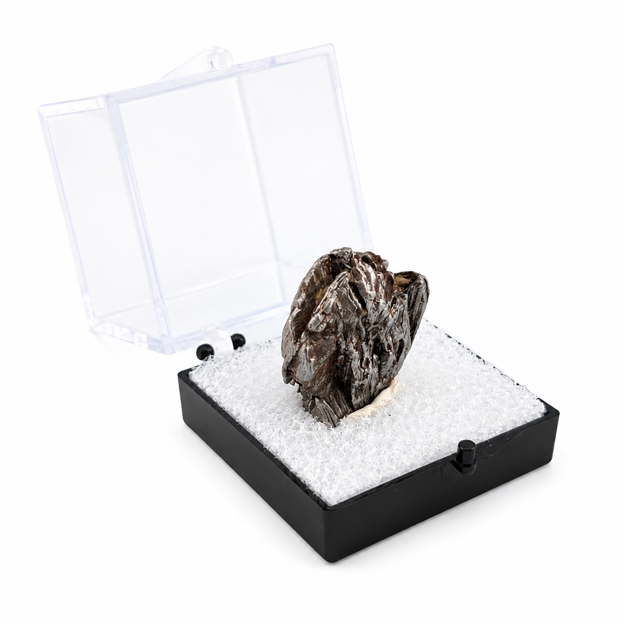 Meteorito Aletai en Caja de acrílico ~3.5 cm