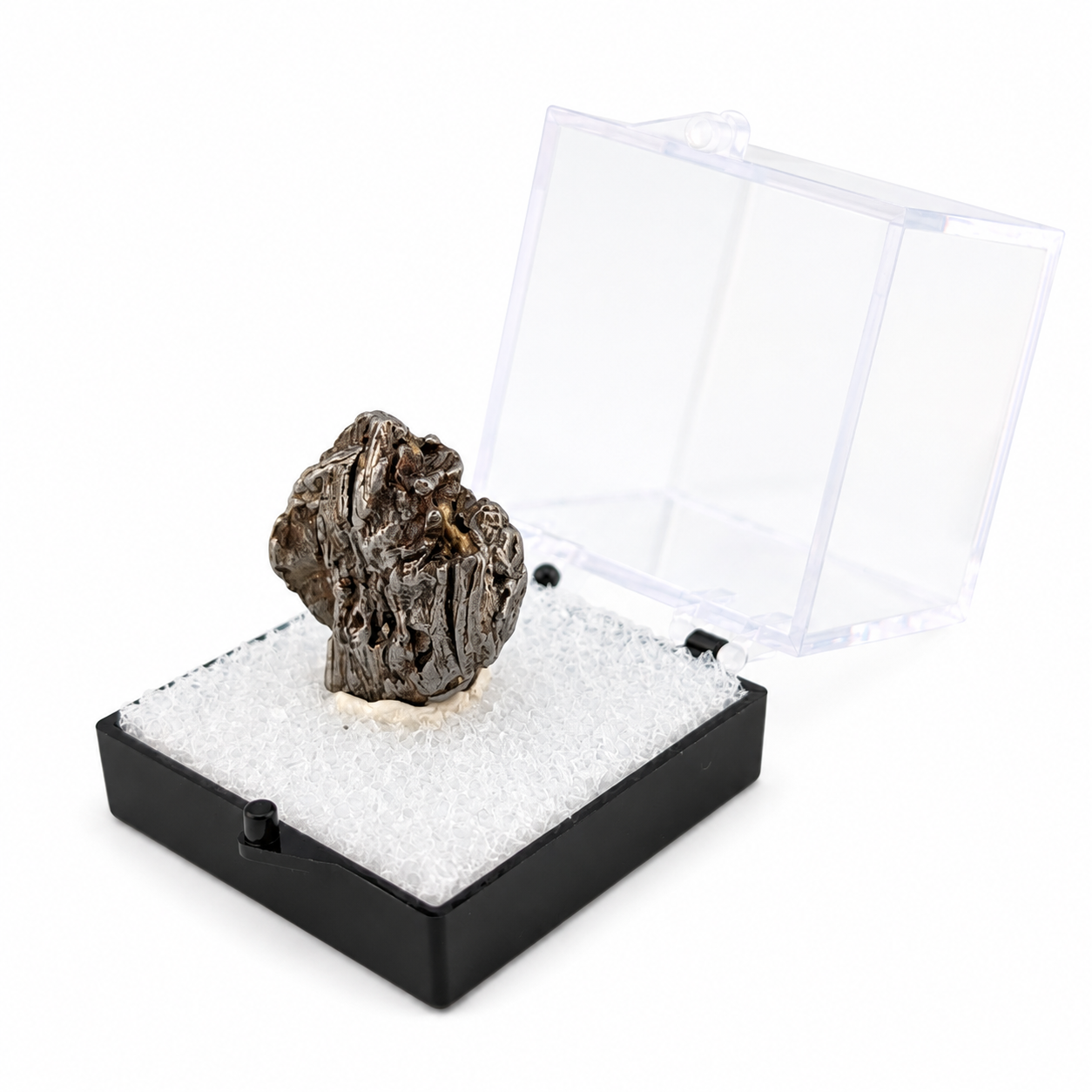 Meteorito Aletai en Caja de acrílico ~3.5 cm
