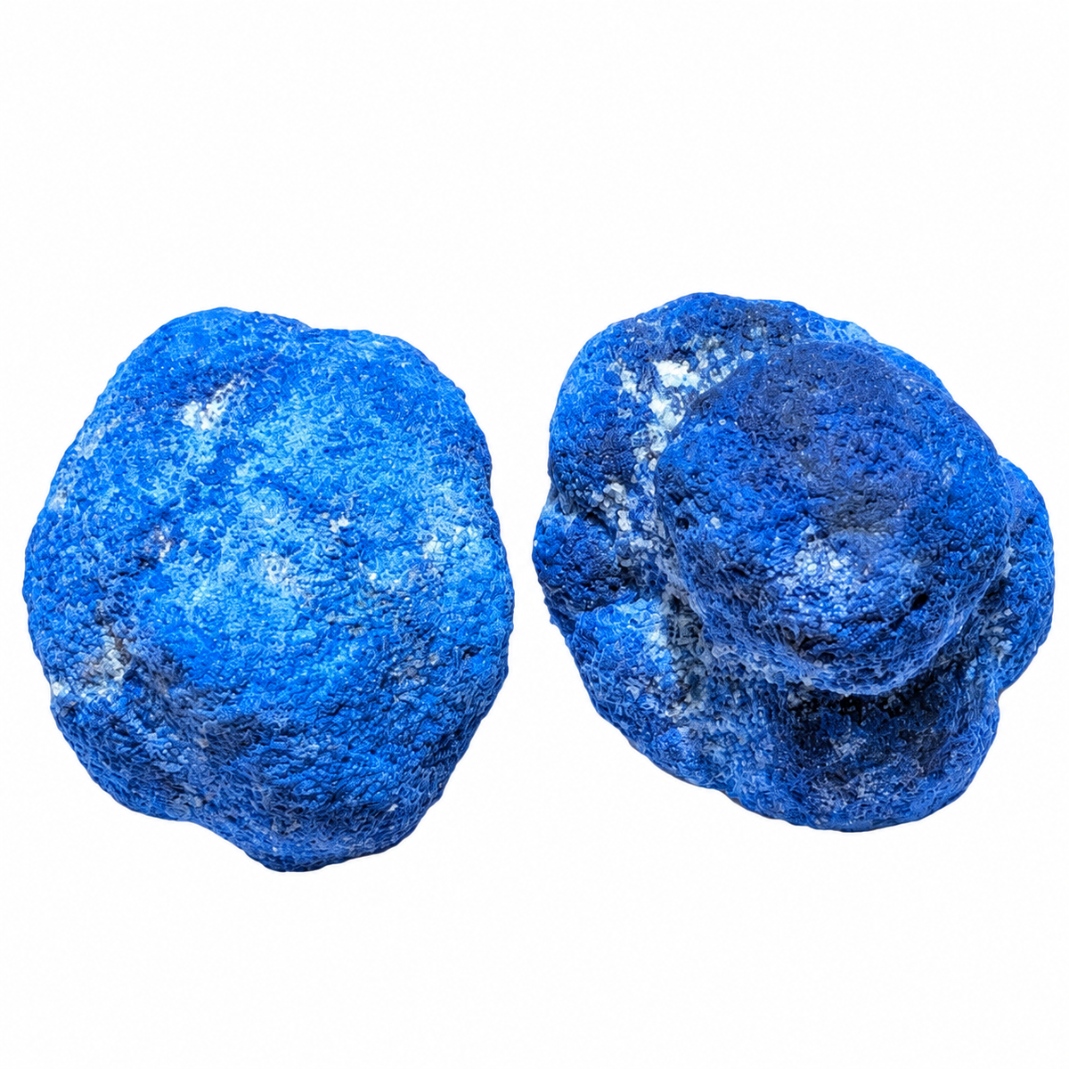 Mitad de Geoda de Azurita en Bruto 22 x 17 mm
