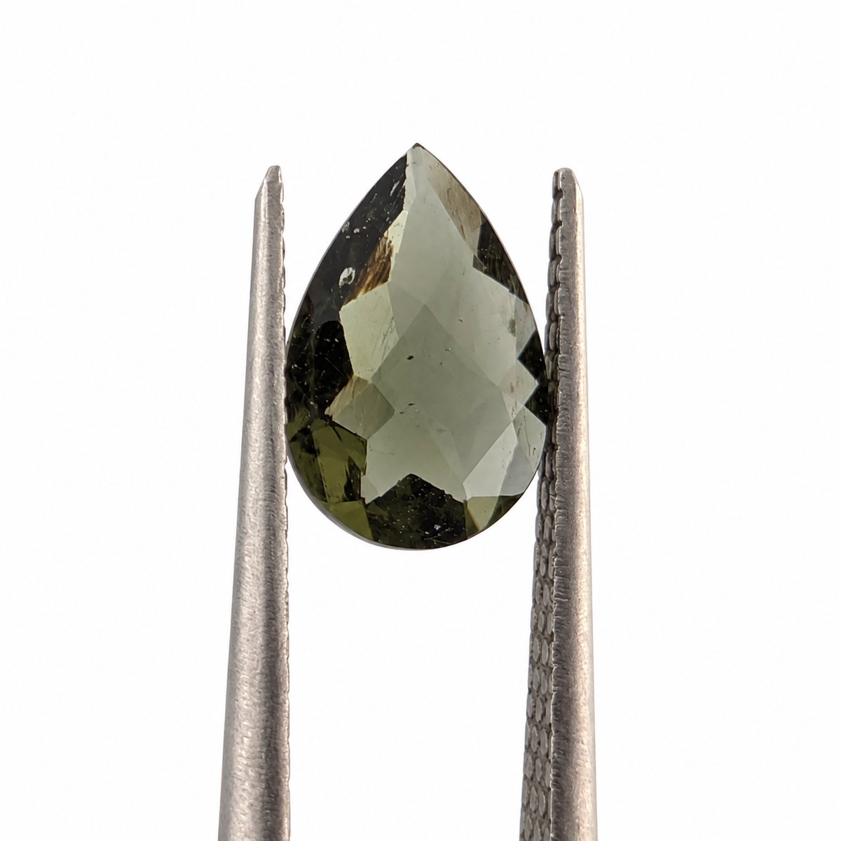 Moldavita Facetada Gota 8.7 x 5.4 mm