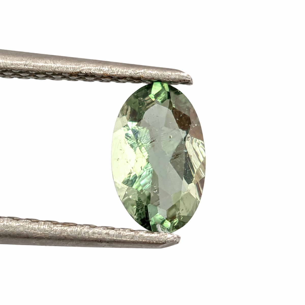 Moldavita Facetada Ovalada 5 x 3 mm