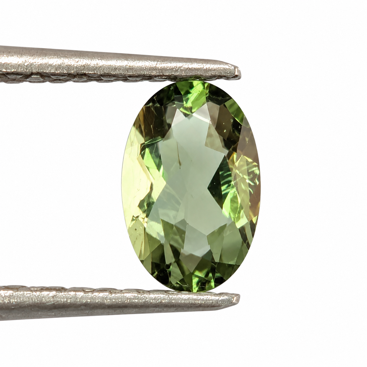 Moldavita Facetada Ovalada 6 x 4 mm