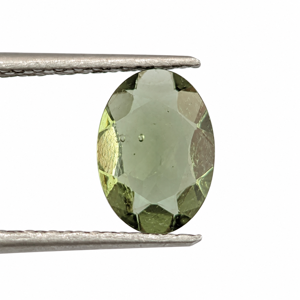 Moldavita Facetada Ovalada 8 x 6 mm
