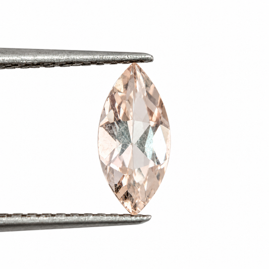 Morganita Facetada Marquesa 8.72 x 4.5 mm
