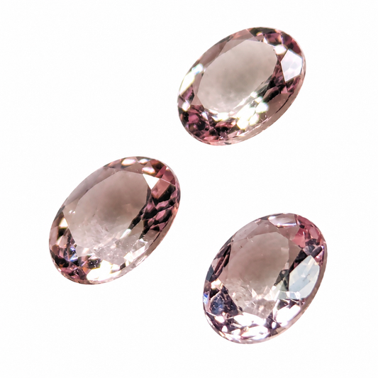 Morganita Facetada Ovalada 5 x 4 mm
