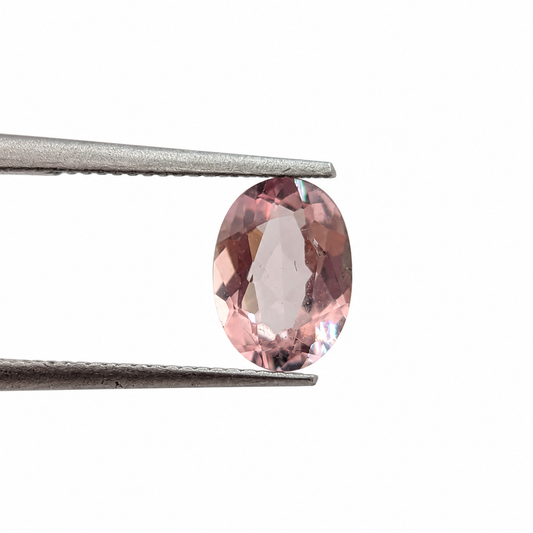 Morganita Facetada Ovalada 7 x 5 mm
