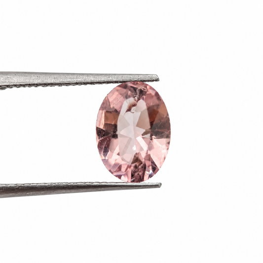 Morganita Facetada Ovalada 8 x 6 mm