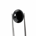 Ónix Negro Ovalado 9 x 11 mm