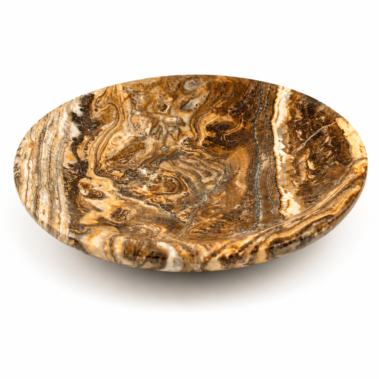 Plato de Ónix de Marruecos redondo 10 cm