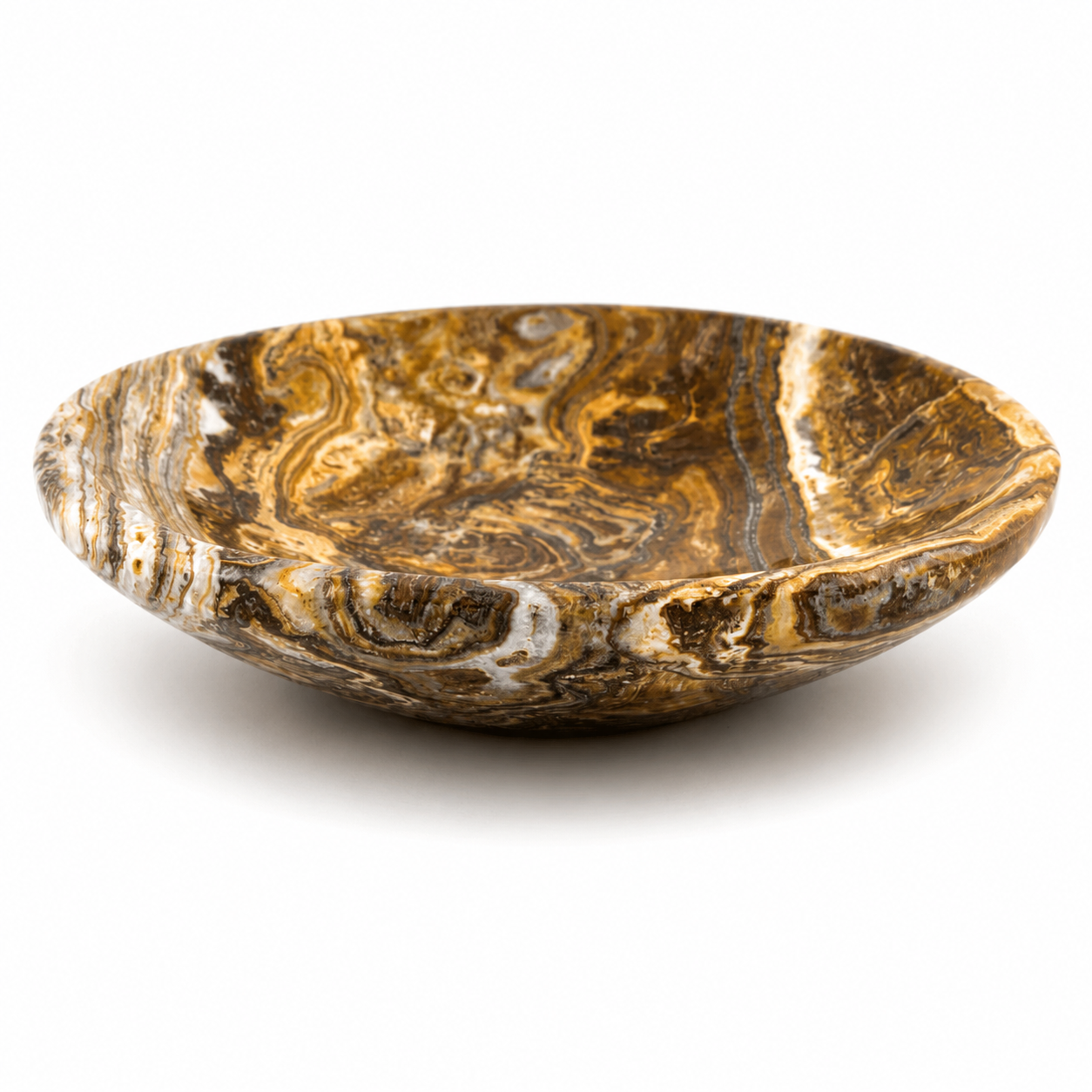 Plato de Ónix de Marruecos redondo 10 cm