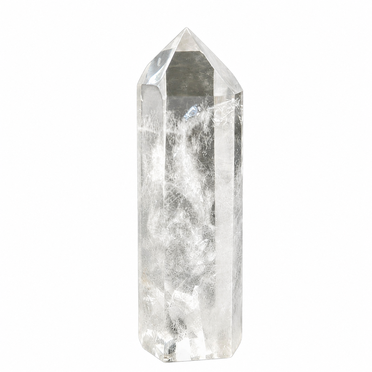 Prisma De Cuarzo Blanco 8 cm