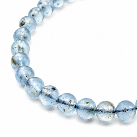 Pulsera Elástica de Aguamarina