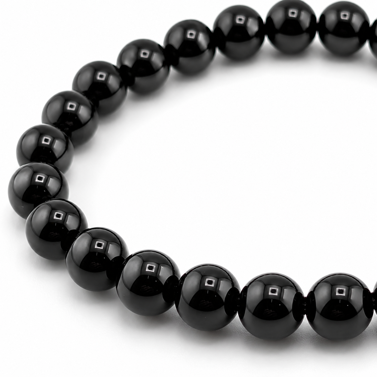 Pulsera Elástica de Obsidiada Arcoiris