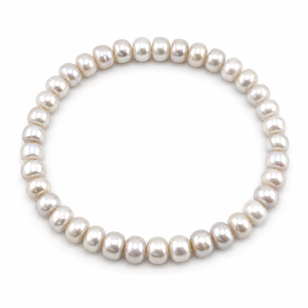 Pulsera Elástica de Perlas de Agua Dulce