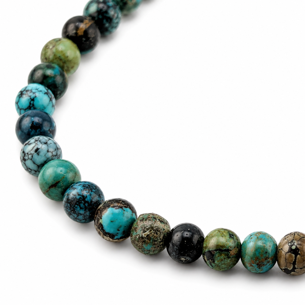 Pulsera Elástica de Turquesa ~4mm