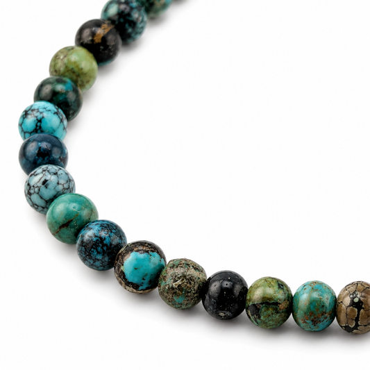 Pulsera Elástica de Turquesa ~4mm