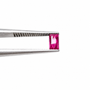 Rubí Facetado Rectangular 4.3 mm x 2.7 mm
