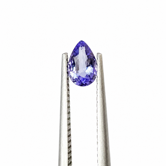 Tanzanita Facetado Gota 4 x 3 mm