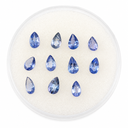 Tanzanita Gota 3 x 5 mm