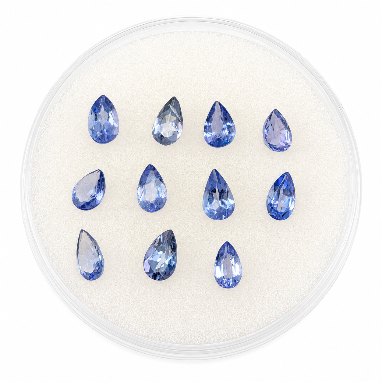Tanzanita Pera 5 mm x 3 mm