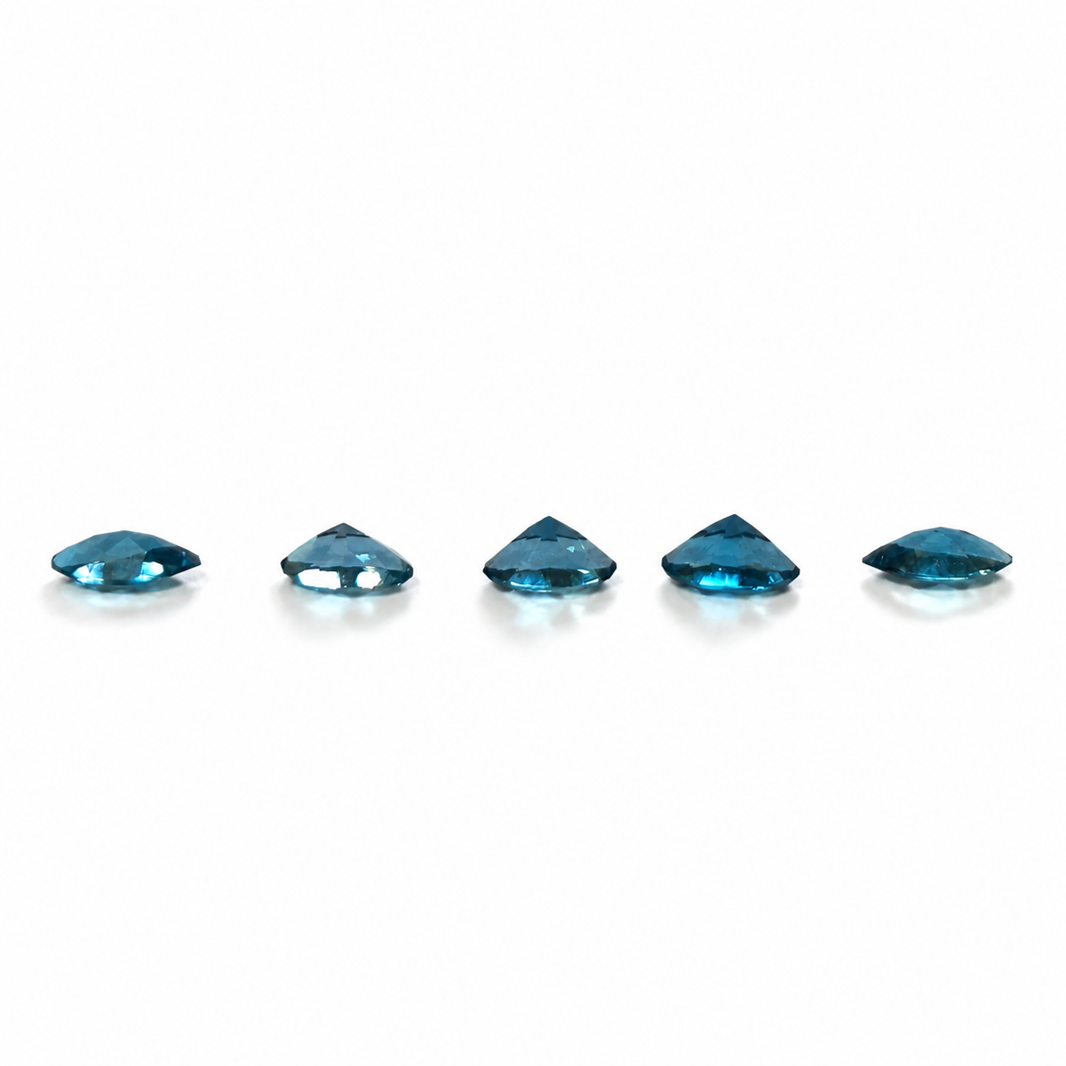 Topacio Azul London Facetado Marquesa 7 x 4 mm