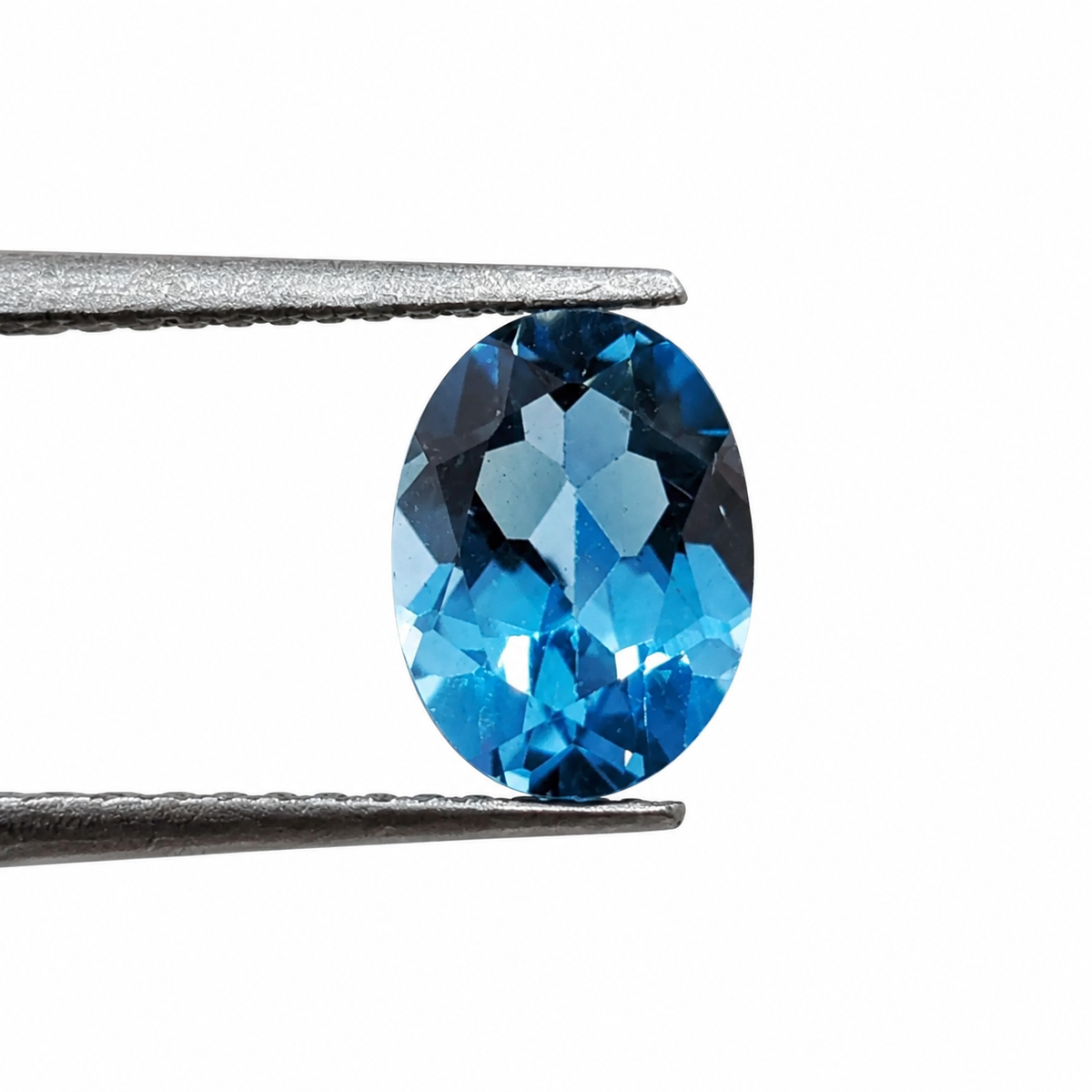 Topacio Azul London Facetado Ovalado 8 x 6 mm